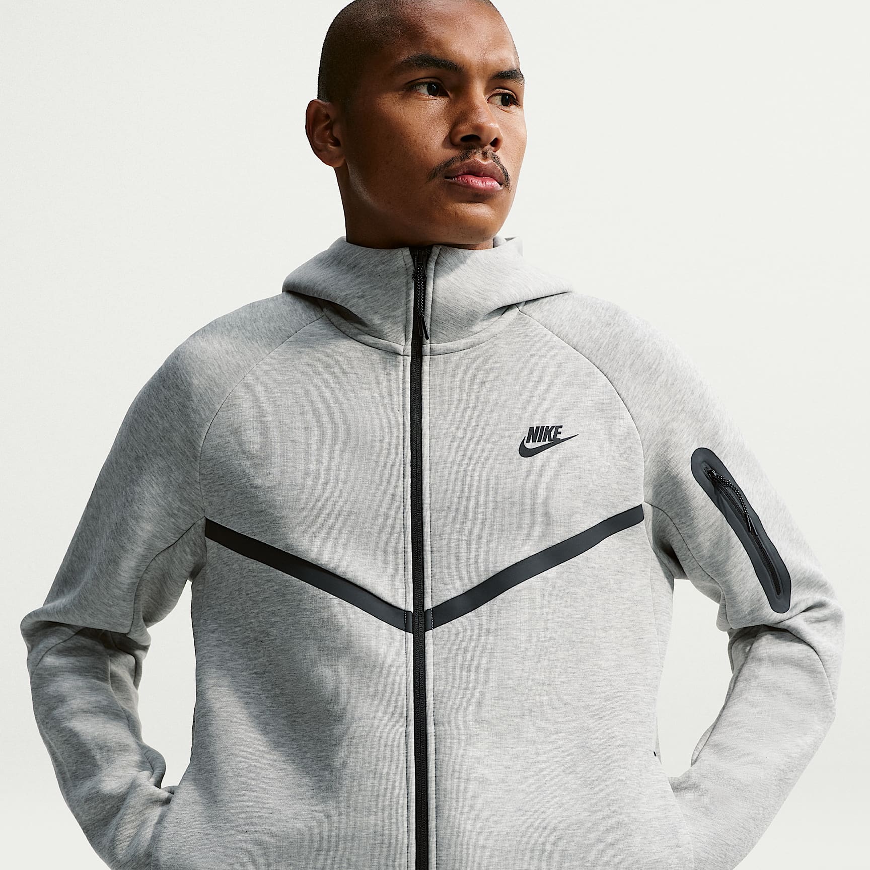 NIKE Tech Fleece 井上ちゃん様 Nike Tech Fleece Windrunner Tam Boy Fermuarlı Erkek Ceketi. Nike TR